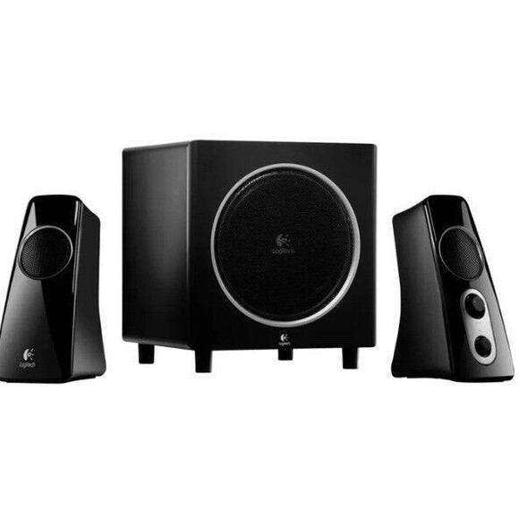 Logitech Z523 40W Speaker System ~ Subwoofer +2 Speakers ~ Complete ~ w/ Box - Picture 4 of 16